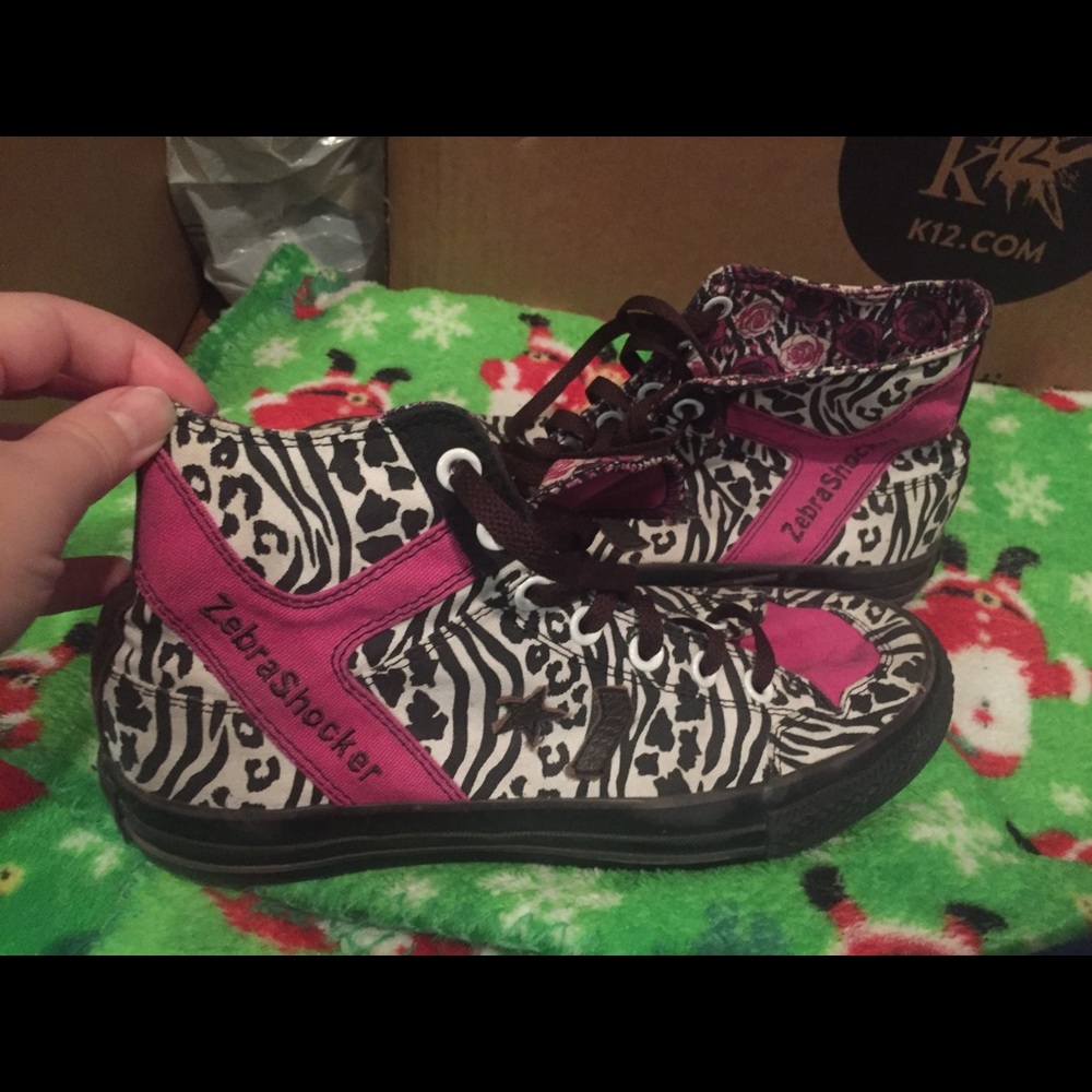 Custom converse hi-top size 9